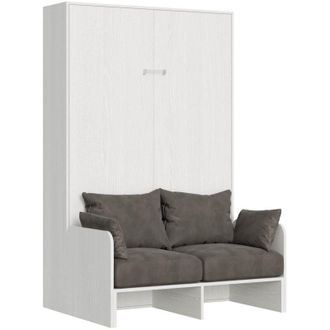 Itamoby Letto 140 Sof&agrave; Kentaro verticale a scomparsa Bianco Frassino