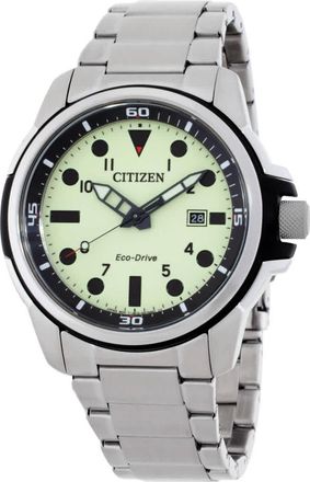 Citizen Eco-Drive Green Dial Mens Watch AW1800-89X