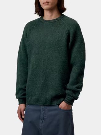 Carhartt Work in Progress Long-Sleeved Wool and Cotton Blend Crewneck Sweater