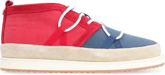 Volta Canvas Mid-Top Sneakers met Su&egrave;de Details - unisex - Sneakers - Veelkleurig - 45 EU - Su&egrave;de - Schoenen