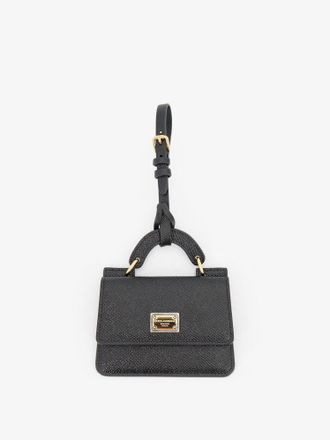 Dolce & Gabbana Portacarte in pelle martellata con etichetta logo in metallo - DOLCE & GABBANA - gender_Woman
