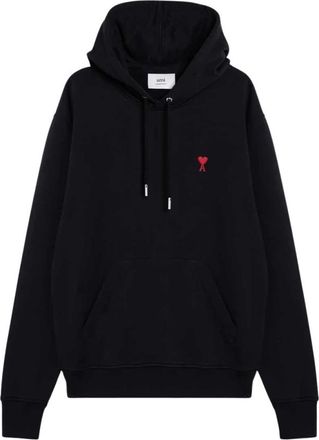 Ami Quota Hoodie - Heren - Hoodies - Zwart - L - Katoen - Hoodies & sweatvesten