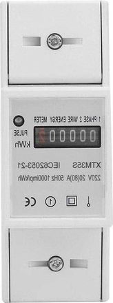 OEM Medidor De Corriente Electr&oacute;nico Digital Monof&aacute;sico De 2 Hilos Y 2 Pines Para Riel Din (20 (80) A)