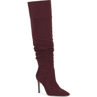 Jessica Simpson Olyra Over the Knee Boot in Cherry Mahogany at Nordstrom, Size 8.5