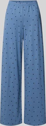 Jake*s Casual Pyjama-Hose aus reiner Baumwolle mit elastischem Bund in Blau, Gr&ouml;&szlig;e XXL