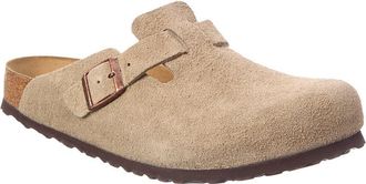 Birkenstock Boston Soft Footbed Suede Leather Clog