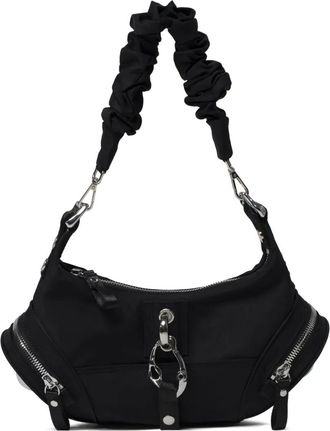 Published By Borsa a spalla con manico elasticizzato - Nero