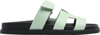 Herm&egrave;s Vert Jade Chypre Sandals Size 38