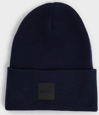 Boss Orange by Hugo Boss Fantastico R Beanie Muts in Donkerblauw