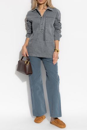 J.W.Anderson Jeans With Logo, Womens, Blue