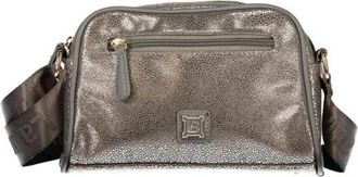 Laura Biagiotti Polyester Handtas met Meerdere Vakken - Dames - Schoudertassen - Grijs - ONE Size - Polyester - Tassen