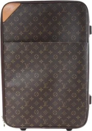 Louis Vuitton Vintage, unisex, Bruin, ONE Size, Leer, Pre-owned Pegase 60