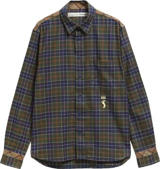 Barbour Tartan Tailored Long-Sleeved Shirt - Heren - Casual Overhemden - Veelkleurig - S - Katoen - Overhemden