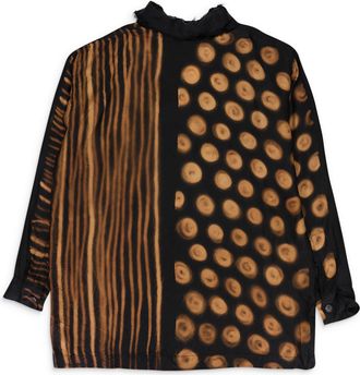 Edward Cuming X PATTERN CHINESO AEROGRAP BLACK BLOUSES