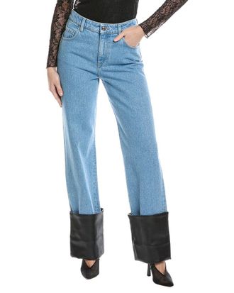 Nanushka Raynee Mid Rise Straight Leg Jean