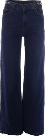 Liu Jo Pant Flare Cintini H.w. - Dames - Flared Jeans - Blauw - W28 - Jeans