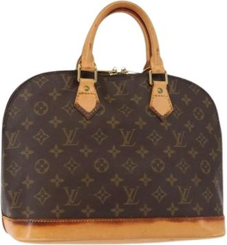 Louis Vuitton Pre-owned Handbags, female, Brown, Size: ONE SIZE Pre-owned Canvas Handbag