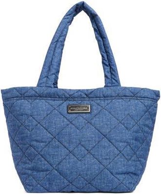 Marc Jacobs Medium Quilted Denim Effect Nylon Tote in Denim Blue at Nordstrom Rack