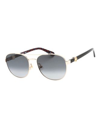 Kate Spade New York Womens Kate Spade Raglan Gold Framed Grey Shaded Lens Sunglasses - Size: ONE size