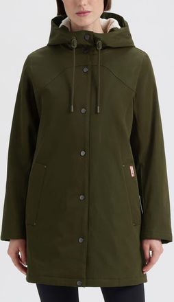 Hunter Billie Hooded Raincoat in Hunter Green at Nordstrom, Size X-Large