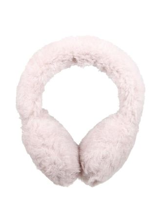 Max Mara logo-embroidered earmuffs - women - Silk/Wool/Alpaca - One Size - Neutrals