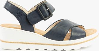 Rieker 67463-14 Womens Sandals Blue - Size UK 7.5