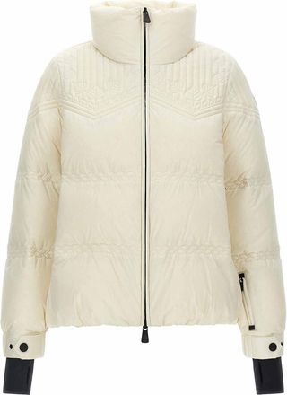 Moncler White Anglins Puffer Jacket