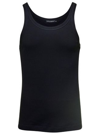 Dolce & Gabbana Ribbed Tank Top
