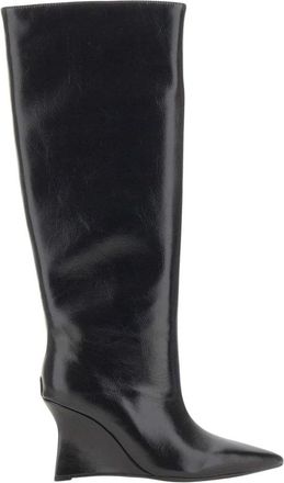 Twentyfourhaitch Diadema Wedge Boot - Dames - Sleehakken - Zwart - 37 EU - Schoenen