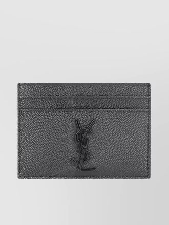 Saint Laurent leather card holder