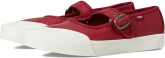 Vans Mary Jane Flat Shoes Leather Bordeaux : Mens 10 - Womens 11.5 Medium, Canvas