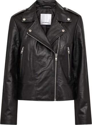 Co'Couture Chaqueta de Cuero - Jackets - Mujer - Negro - XL