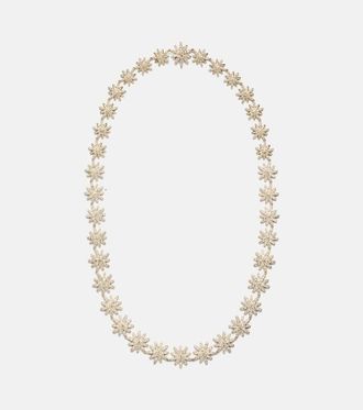David Yurman Starburst 18kt gold necklace with diamonds