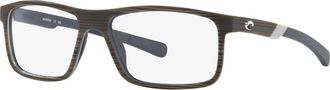 Costa 55mm Rectangle optical glasses in Silver at Nordstrom