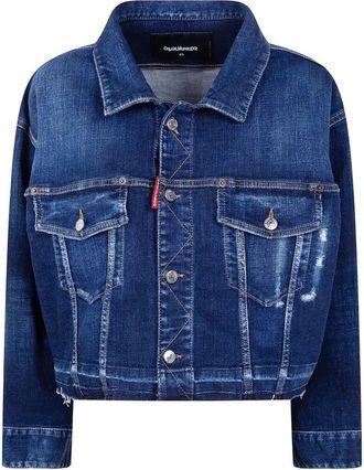 Dsquared2 Cropped Jeans Jacket