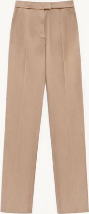 Valentino Pantaloni In Doppia Duchesse Stretch Donna CAMMELLO 36