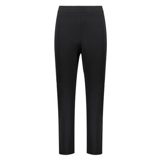 Moschino Slim Fit Broeken - Dames - Vrijetijds broeken - Zwart - S - Leer - Broeken