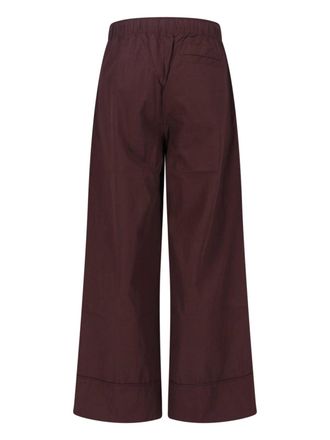 Entire studios Unisex Trousers Brown Cotton