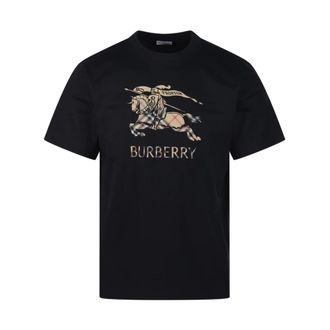 Burberry Heren, Tops, Zwart, Maat: L
