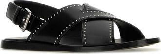 Churchs Womens Oksana Sandal Black Leather