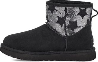UGG (WMNS) UGG Classic Mini Sequin Stars Star Black 1109441-BLK