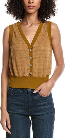 Project Social T Ingrid Button Front Textured Tank Top