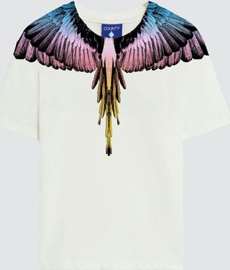 Marcelo Burlon County of Milan T-shirt in cotone con stampa Ali