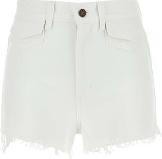 Chloé White Denim Shorts