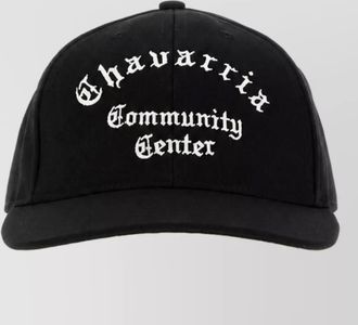 Willy Chavarria gabardine baseball cap