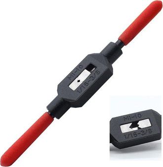 OEM Chiave Per Maschiatura Regolabile - Portamaschi Manuale - Filettatura - Metrico M1-m10 - 1/16-3/8 Pollici - Rosso