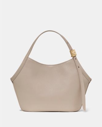 Kate Spade New York Womens Deco Small Tulip Tote Bag - Beige Leather - One Size