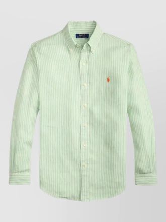 Polo Ralph Lauren striped linen long sleeve shirt
