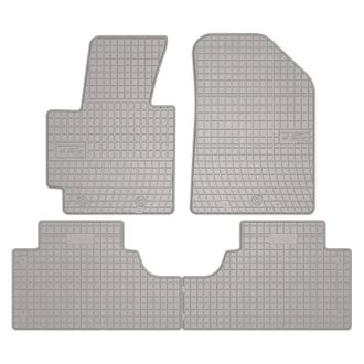 OEM Alfombrillas De Goma Para Coche: Kia Soul Ii Monovolumen (2013-2019) - Color Gris A Juego