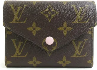 Louis Vuitton Monogram Rose Ballerine Monogram Wallet (Tri-Fold) (Pre-Owned)